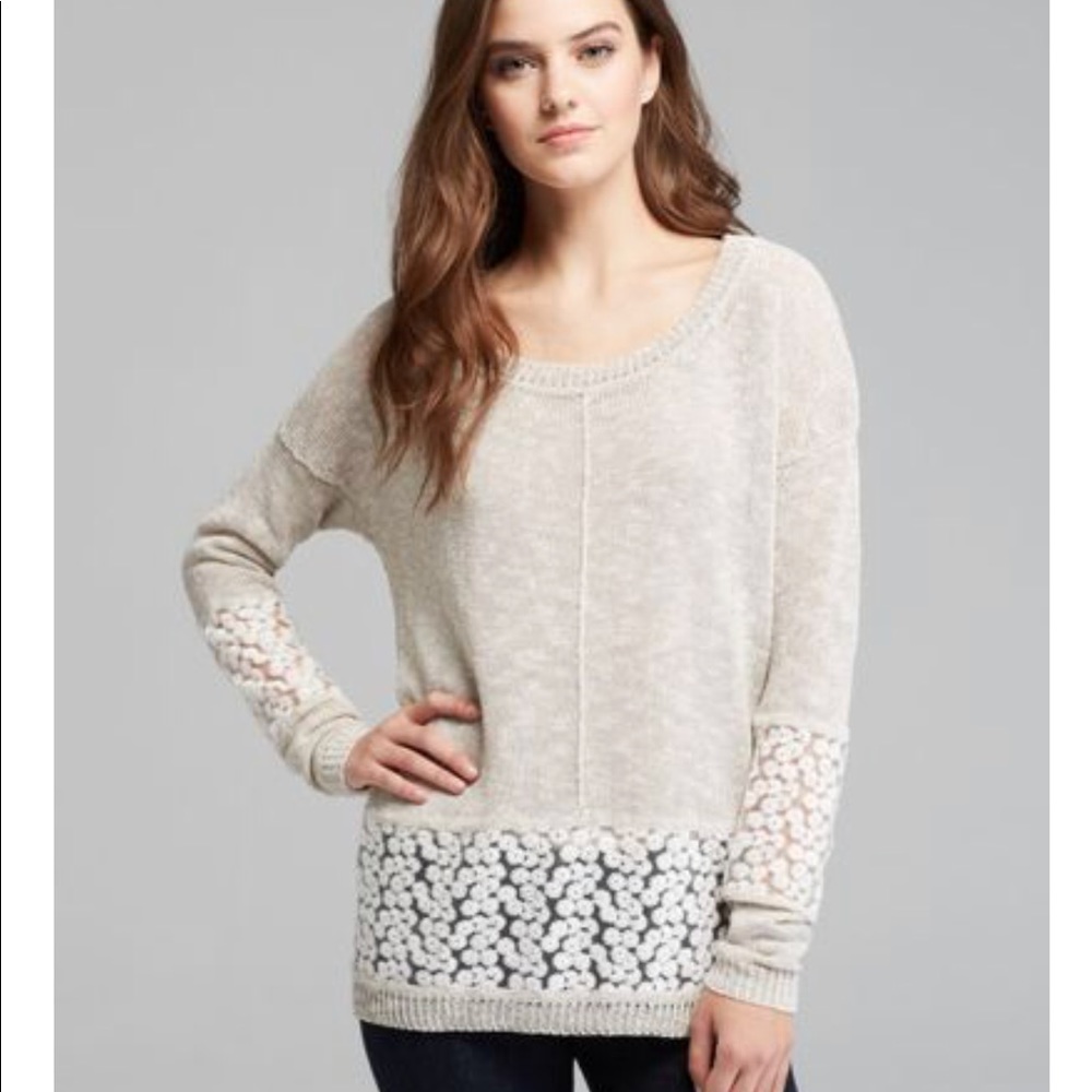 French connection Laila sweater- oatmeal sizeM - Picture 1 of 8